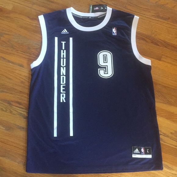 Adidas Shirts Okc Thunder Basketball Jersey Ibaka Poshmark
